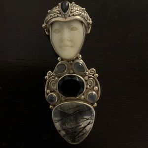 Sajen Offerings Pin Pendant